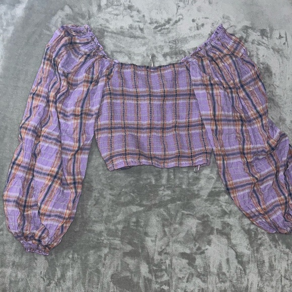 Free people cherry bomb madras blouse - Picture 4 of 13